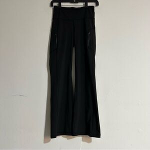 Athleta Rainier Bootcut Reflective Pants in Black XS Petite Ski Winter Outdoor